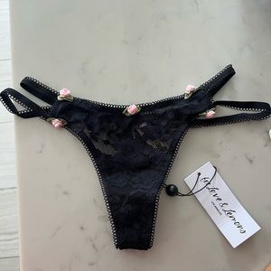 🖤 LAST ONE! For Love and Lemons Lou Lace Thong Panty🖤